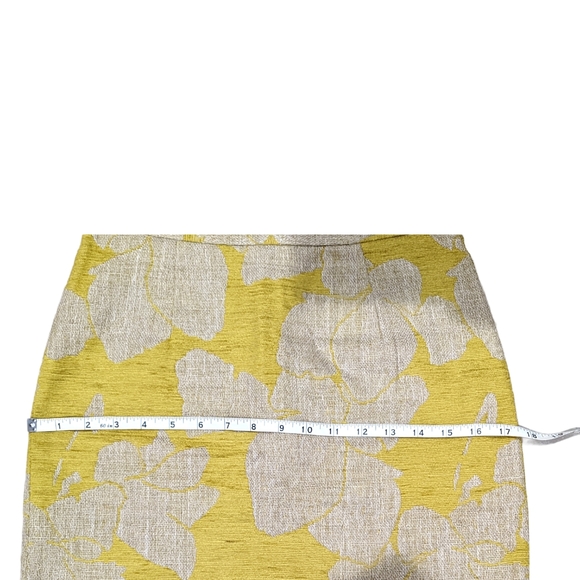 ZARA yellow burlap skirt - Picture 7 of 8